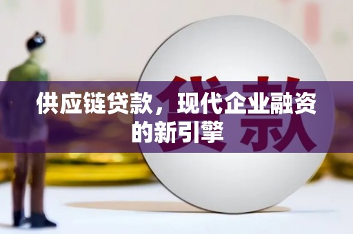 大东供应链贷款，现代企业融资的新引擎