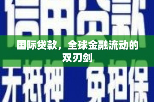 耒阳国际贷款，全球金融流动的双刃剑