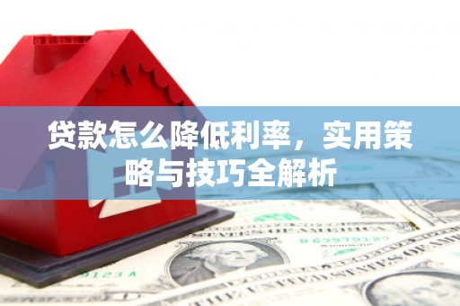 岱岳贷款怎么降低利率，实用策略与技巧全解析