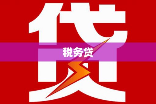 梅州税务贷