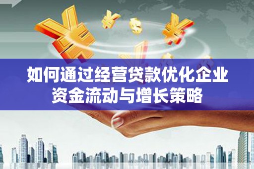 隆子如何通过经营贷款优化企业资金流动与增长策略