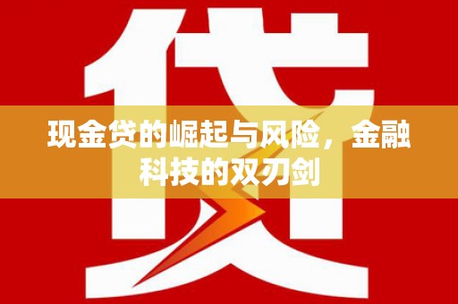 华宁现金贷的崛起与风险，金融科技的双刃剑