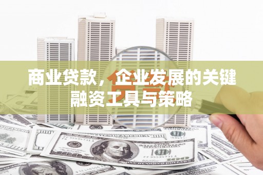 高要商业贷款，企业发展的关键融资工具与策略