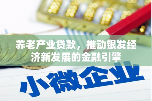 庄浪养老产业贷款，推动银发经济新发展的金融引擎