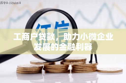 垣曲工商户贷款，助力小微企业发展的金融利器