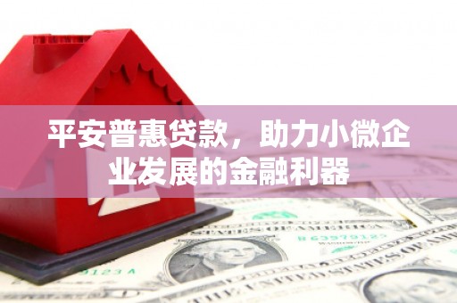 里港平安普惠贷款，助力小微企业发展的金融利器