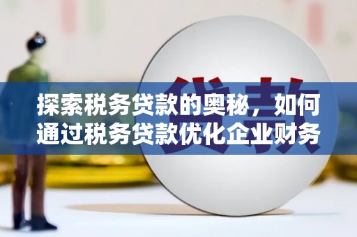 普格探索税务贷款的奥秘，如何通过税务贷款优化企业财务