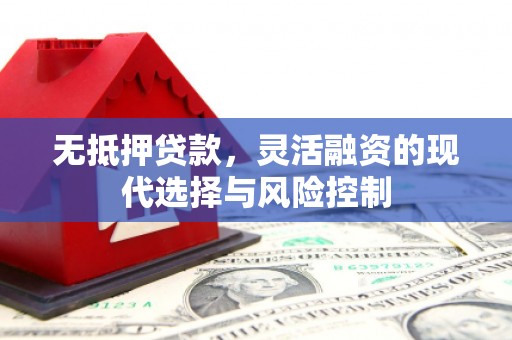孟村无抵押贷款，灵活融资的现代选择与风险控制