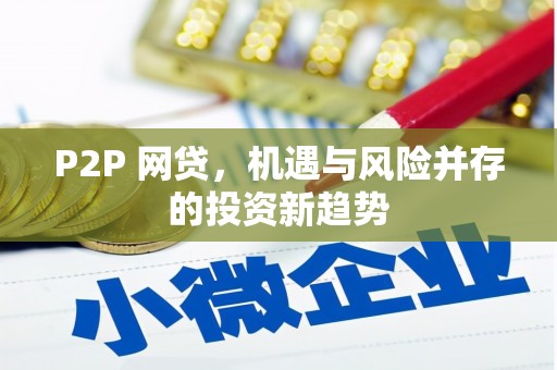 琼中P2P 网贷，机遇与风险并存的投资新趋势