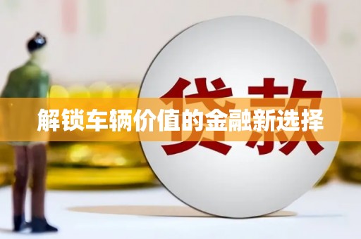 沙湾解锁车辆价值的金融新选择