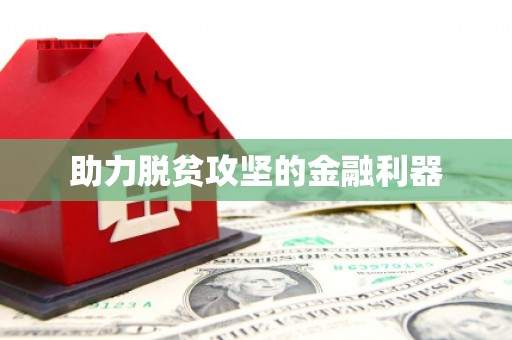 米东助力脱贫攻坚的金融利器